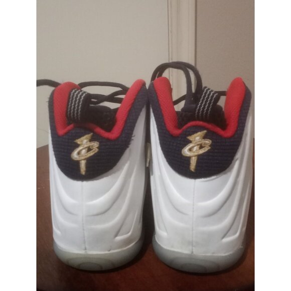 Nike Little Posite 1 Sneaker-723946-403 Olympic USA Red White Blue-(GS) 3Y - Picture 11 of 14